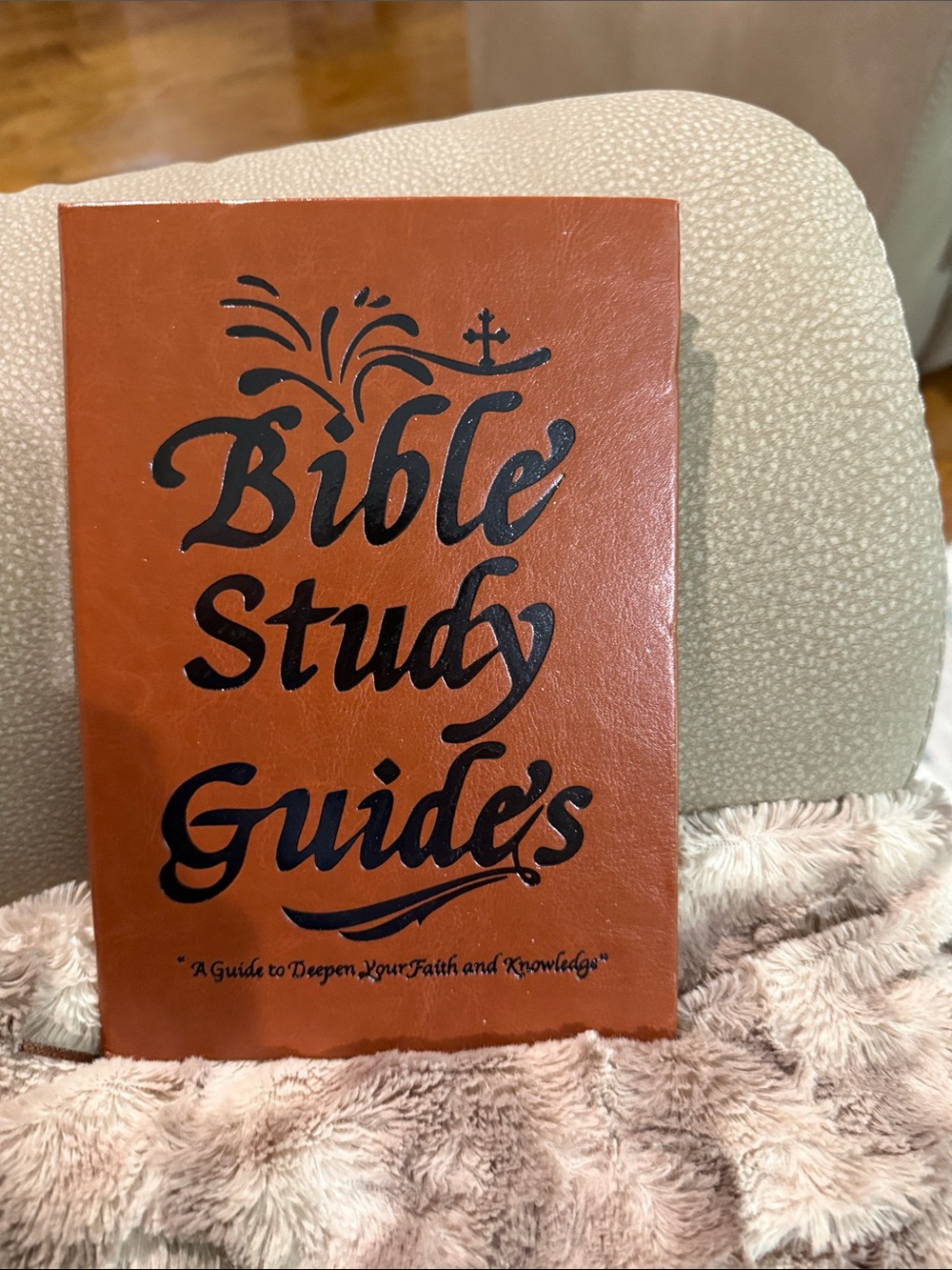 Bible Study Guides Faux Leather Book - Brown